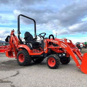 Bon marché utilisé pour le tracteur sous-compact BX25D 4WD Boîte de vitesses Machines agricoles et de jardinage avec chargeur frontal et pelleteuse prête à la vente - Product Image 1