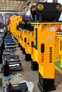 Martillo hidráulico SOOSAN-Modelo SB 43 tipo caja adecuado para mini excavadoras, retroexcavadora, SKID STEER LOADER mini Pelle - Product Image 4