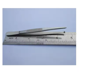 Fórceps de tejido delicado de alta calidad ISO 13485 MDR 1:2 dientes, acero inoxidable alemán, gran oferta, base de instrumento de cirugía General - Product Image 4