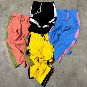 High Quality Multi Panel Wide Leg Men's Casual Sweatpants Jogger Trousers Multi Color Streetwear Elastic Waist Lightweight - Product Image 1