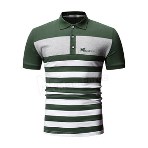 Nouveauté T-shirt polo à manches courtes en gros Chemise polo de golf de coupe régulière pour homme - Product Image 1