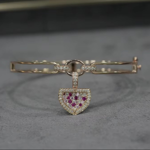 Chic Lab Grown diamant moissanite bracelet léger rond personnalisable carat vs1 or rose or argent oem odm b2b - Product Image 1