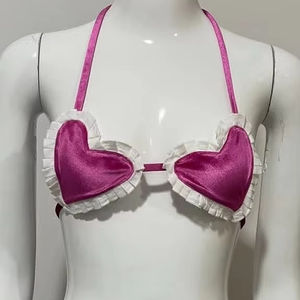 Conjunto de Bikini personalizado unisex de alta calidad de 2 piezas con decoración de cinturón bordado hecho de Spandex/nailon servicio OEM disponible - Product Image 1