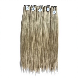 Exportación de Cabello Virgen Indio de la Mejor Calidad, Suave, Sedoso y Liso # 24 Paquetes de Cabello Humano Liso con Cutícula Alineada de un Solo Donante - Product Image 1