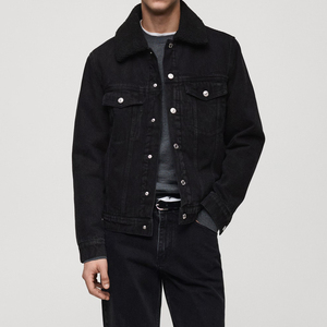 Chaqueta vaquera de moda para hombre Venta caliente Precio al por mayor Chaquetas vaqueras para hombre Chaqueta vaquera de precio asequible - Product Image 5