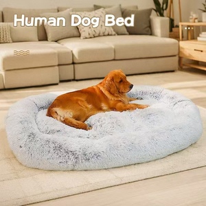 Modernes Extra-Großes Hundebett Warmes Langhaar-Winterbett für Hunde Abnehmbare Waschbare Matratze für Menschen Umweltfreundlicher Karton - Product Image 5