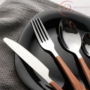 Ensemble de couverts en bois écologiques et durables, cuillère, fourchette, couteau en bois naturel, collection, passe au lave-vaisselle - Product Image 5