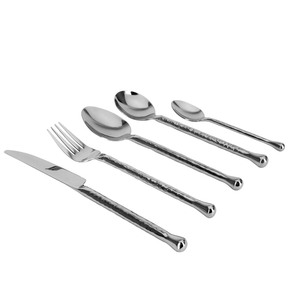 Couverts en acier inoxydable poli mat argent du fabricant indien conception personnalisée couverts en gros pour les mariages à bas prix - Product Image 2