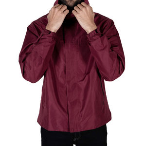 Chaqueta cortavientos cálida ligera de nueva moda para hombre con cremallera chaqueta cortavientos de patrón sólido para la temporada de otoño - Product Image 3