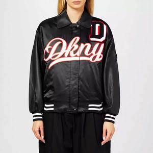 Venta al por mayor nuevas y elegantes señoras Letterman Crop Varsity chaquetas para la venta Otoño Invierno de alta calidad mujeres Crop Letterman Jacket - Product Image 6