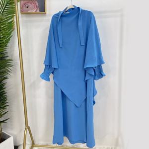 Tenue de prière musulmane, vêtements islamiques, Ramadan Eid, Hijab, dubaï, turquie, Abaya avec foulard Extra Long, Khimar Jilbab - Product Image 3