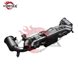 Système d'échappement Catback Valvetronic en acier inoxydable T304 haute performance Vortex pour Porsche 992 3.0T 2019-2025 - Product Image 3