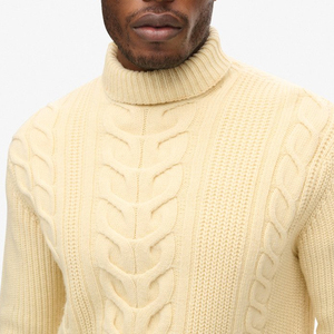 Suéteres nuevos Suéter informal transpirable Suéter de estilo informal de cuello redondo para hombres Suéter para hombres - Product Image 4