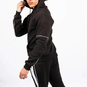 Custom Design <b>Mens</b> Hoodie And <b>Shorts</b> Set Stylish Two Piece Outfit Comfortable For Fitness Gym Exercise Training And Daily Wear - Product Image 5
