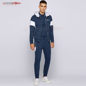 High Performance Men Tracksuit With Polyester <b>Blend</b> Fabric And Quick Dry Feature For Training Men Two Piece Polyester Tracksuit - Product Image 3