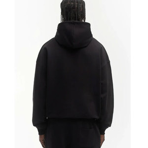 Sweat-shirts à capuche surdimensionnés pour hommes de haute qualité, à épaules tombantes, lourds, personnalisés - Product Image 4