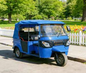 Triciclo Eléctrico de Carga Tipo Abierto, E Rickshaw para Adultos, 4 Pasajeros, 50-70 km/h - Product Image 1