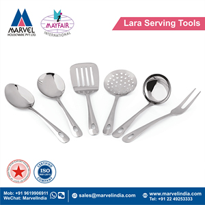 Venta al por mayor de fabricación de fábrica de acero inoxidable Lara servir Cocina Esencial cocina y servir utensilios herramientas - Product Image 2