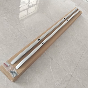 Barres <span class=keywords><strong>de</strong></span> <span class=keywords><strong>toit</strong></span> en aluminium anodisé, version européenne, noir et argent, pour Toyota Land Cruiser Prado LC250 2024+ - Product Image 2