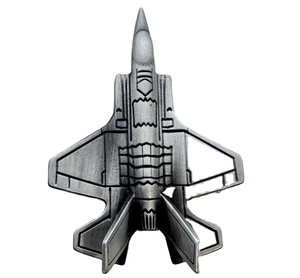 Pièce de monnaie commémorative personnalisée en forme d'avion 3D, design F-18 Hornet et Boeing 707, en alliage de zinc, impression UV, style antique traditionnel - Product Image 2