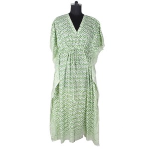 2025 Offre Spéciale africain Batik long caftan grande taille robes femmes KFCL007 fabricant vêtements pour femmes concepteur indien coton Kimono - Product Image 4