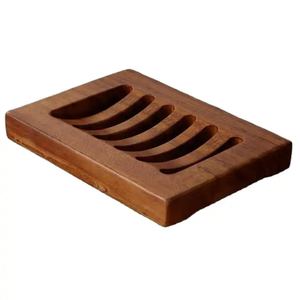 Jabonera de madera de sándalo religiosa con estilo, decoración de baño duradera con técnica pulida - Product Image 1