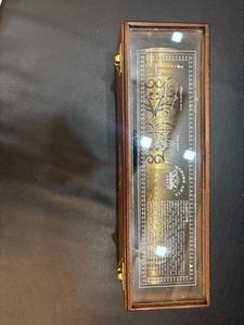 Handmade 25'' Brass Nautical <b>Telescope</b> with Theory print glass Wooden Box Unique Spyglass Toy Gift Foldable <b>Binoculars</b> - Product Image 5