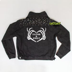 Chaqueta vaquera de manga larga para mujer, abrigo informal con botones en la parte delantera, para la moda de primavera y otoño - Product Image 3