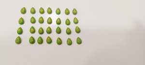 Piedra preciosa suelta AAA de alta calidad, cabujón de cobre turquesa verde, pera en forma de mezcla, piedra preciosa verde turquesa - Product Image 3