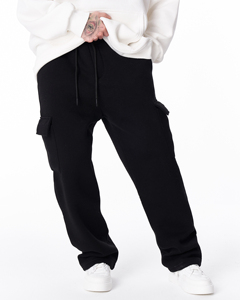 OEM 2024 pantalones de Jogger de algodón pesado de alta calidad para hombre tendencia de bolsillo lateral Premium básico oferta al por mayor con impresión personalizada - Product Image 6