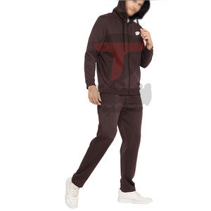 Gran oferta de chándal personalizable a la moda para hombre de talla grande ligero de longitud completa patrón sólido polar 100% algodón transpirable - Product Image 6