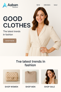 Phụ nữ chuyên nghiệp may mặc Thiết kế trang web thương mại điện tử giá cả phải chăng cơ quan web tạo ra các nền tảng trực tuyến hiện đại và thân thiện với người dùng - Product Image 4