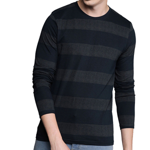 T-shirt de haute qualité pour hommes, manches longues, vêtements de sport personnalisés, t-shirts en coton et polyester, manches longues allongées, t-shirt OEM, taille - Product Image 1