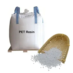 Botol virgin level penuh kualitas 100% serpihan Pet alami Resin daur ulang IV 0.80 Resin pet