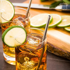 High Quality <b>Reusable</b> Stainless Steel Drinking <b>Straw</b> Custom Logo Wholesale Bar Accessories Type Box Packing - Product Image 3