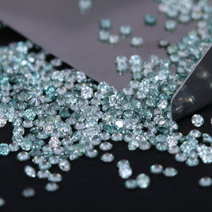 Lote de diamantes sueltos creados en laboratorio de diamantes CVD de corte redondo azulado 1/2 de 5,00-5,80 MM - Product Image 3