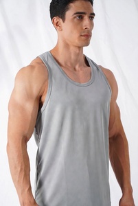 Camisetas Deportivas al por Mayor, Ecológicas, Transpirables, para Fisicoculturismo, Entrenamiento Muscular, Gimnasio, Camisetas Deportivas de Tirantes, Camisetas de Tirantes Cruzados para Hombre - Product Image 4