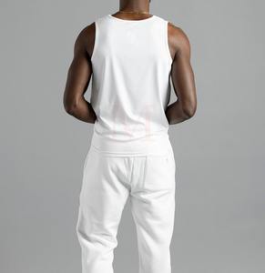 Débardeur décontracté pour hommes de haute qualité 100% coton respirant maille Sport Singlet pour Gym Running Budget-Friendly Summer Fashion - Product Image 6