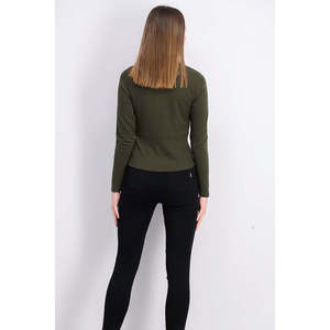 Top da donna Extra Large Val Knot-Front Leisure di Rachel Roy, colore verde medio - Product Image 2