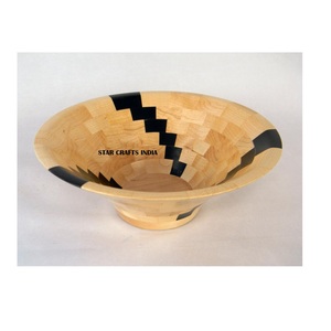 ชามไม้เรซินสำหรับเสิร์ฟสลัดโต๊ะอาหารชามเรซินแบบสั่งทำ - Product Image 1