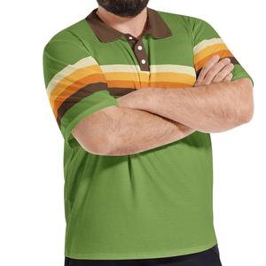 Polos deportivos estampados al por mayor para hombre, polos de poliéster transpirable para gimnasio con logotipo personalizado, polos atléticos de uniforme de equipo - Product Image 1