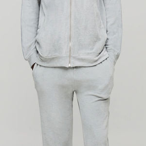 Ensemble de survêtement pour homme, prix de gros bon marché, haute qualité, service OEM 2026 / Ensemble de survêtement streetwear uni à manches longues - Product Image 4