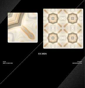 กระเบื้องเซรามิกปูพื้นดีไซน์แบบชนบทสำหรับตกแต่งภายในบ้านขนาด600x600มม. ดีไซน์แบบชนบท - Product Image 3