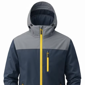 Veste Softshell Homme Anti-Pluie Haute Performance à 3 Couches, Entièrement Imperméable et Respirante, Col Montant - Product Image 1