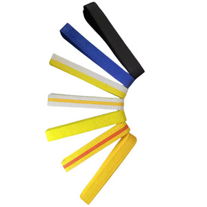 Venta al por mayor profesional Jiu Jitsu Taekwondo Judo Karate cinturones de alta calidad con el logotipo personalizado y colores más vendidos - Product Image 2