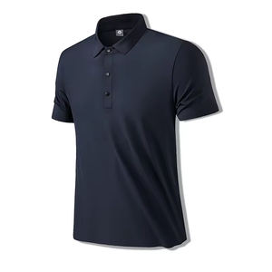 Respirant 100% polyester sublimation grande taille polo de golf personnalisé vierge pour hommes t-shirts polos à manches courtes unis - Product Image 6