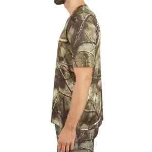 T-shirt de chasse en coton de haute qualité pour homme, nouveau design confortable, grande taille, manches courtes, couleur unie, avantage d'usine - Product Image 4