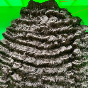 Paquetes de cabello rizado birmano original crudo tejido extensiones de cabello virgen crudo Natural sin caída de alta calidad - Product Image 2