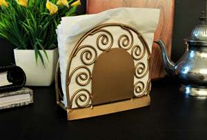 ที่ใส่กระดาษเช็ดปากดีไซน์โลหะสำหรับตกแต่งห้องครัวร้านอาหาร - Product Image 3