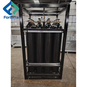 ชั้นวางถังแก๊สแบบกำหนดเอง 4*4 ดีไซน์สมบูรณ์แบบสำหรับใช้งานนอกชายฝั่ง ได้รับมาตรฐาน DNV สำหรับถังแก๊สขนาด 50 ลิตร 200 บาร์ สำหรับบรรจุออกซิเจน ไนโตรเจน และอาร์กอน จำนวน 16 ชิ้น - Product Image 2